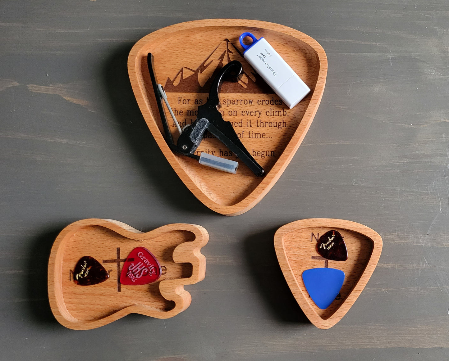 Guitarist Tray Set (pack of 3)
