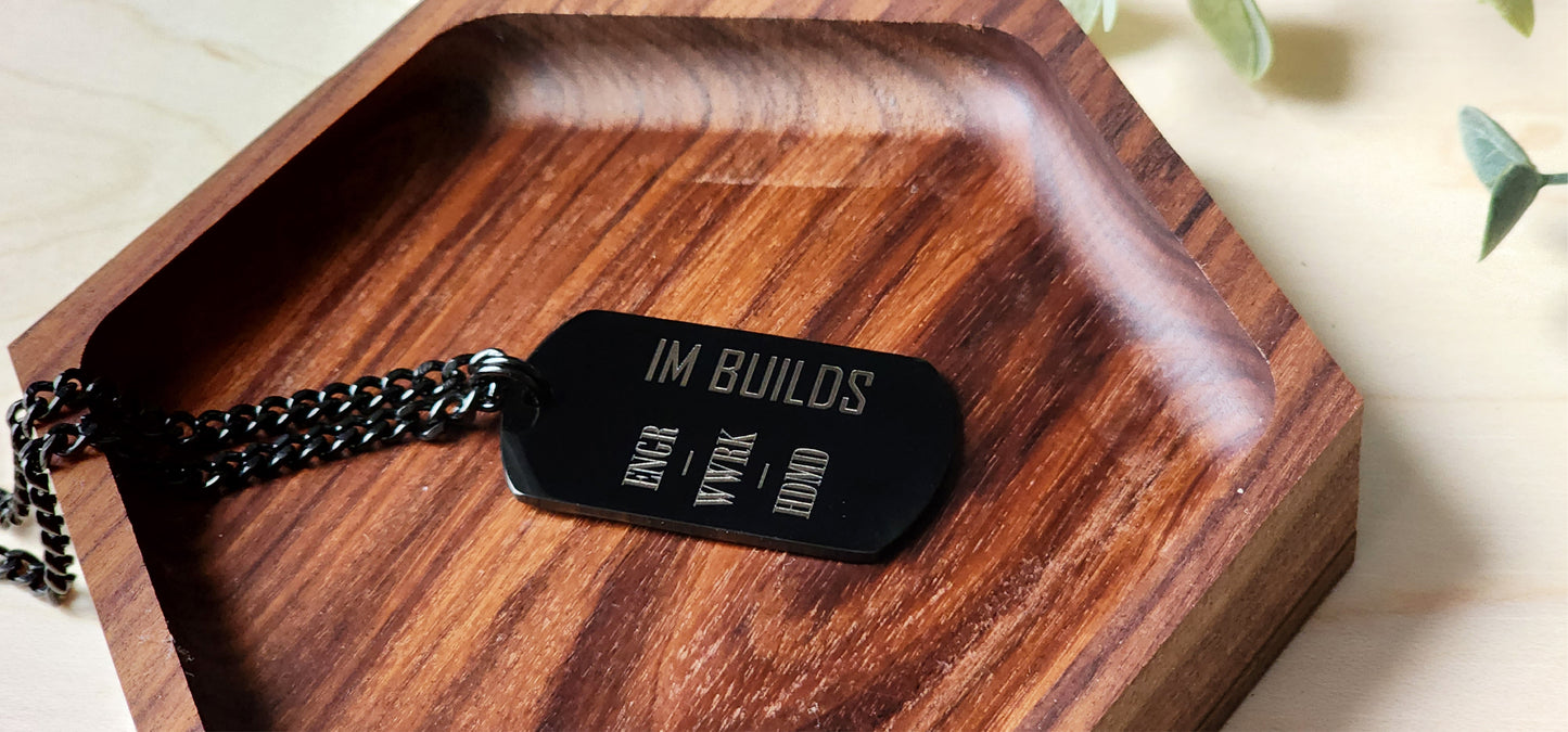 Cuban chain with Personalized Dog Tag