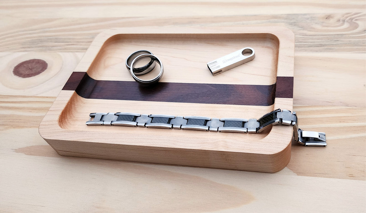 Personalized Segmented Valet Tray