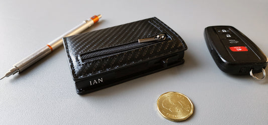 Personalized RFID pop up wallet