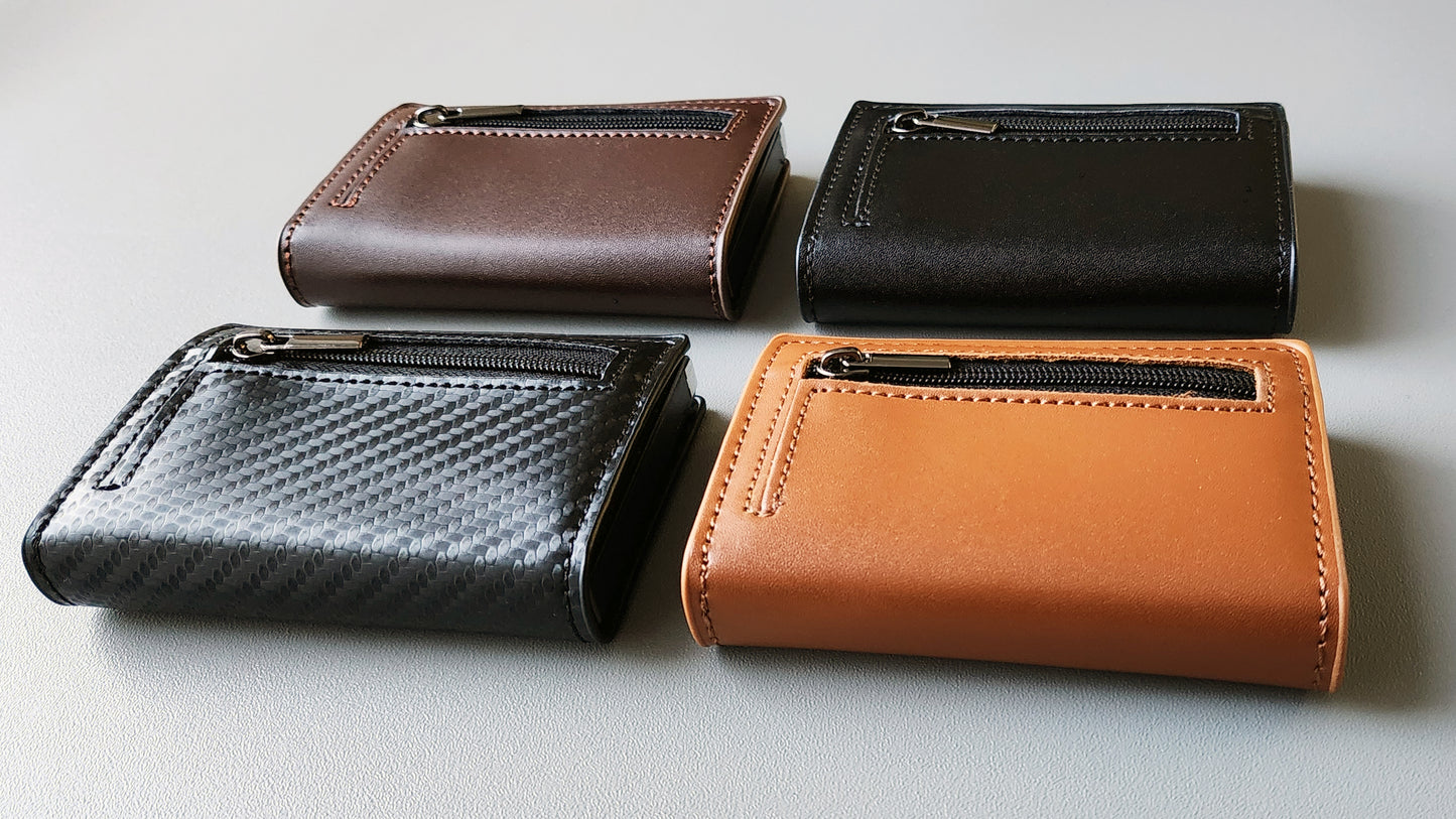 Personalized RFID pop up wallet